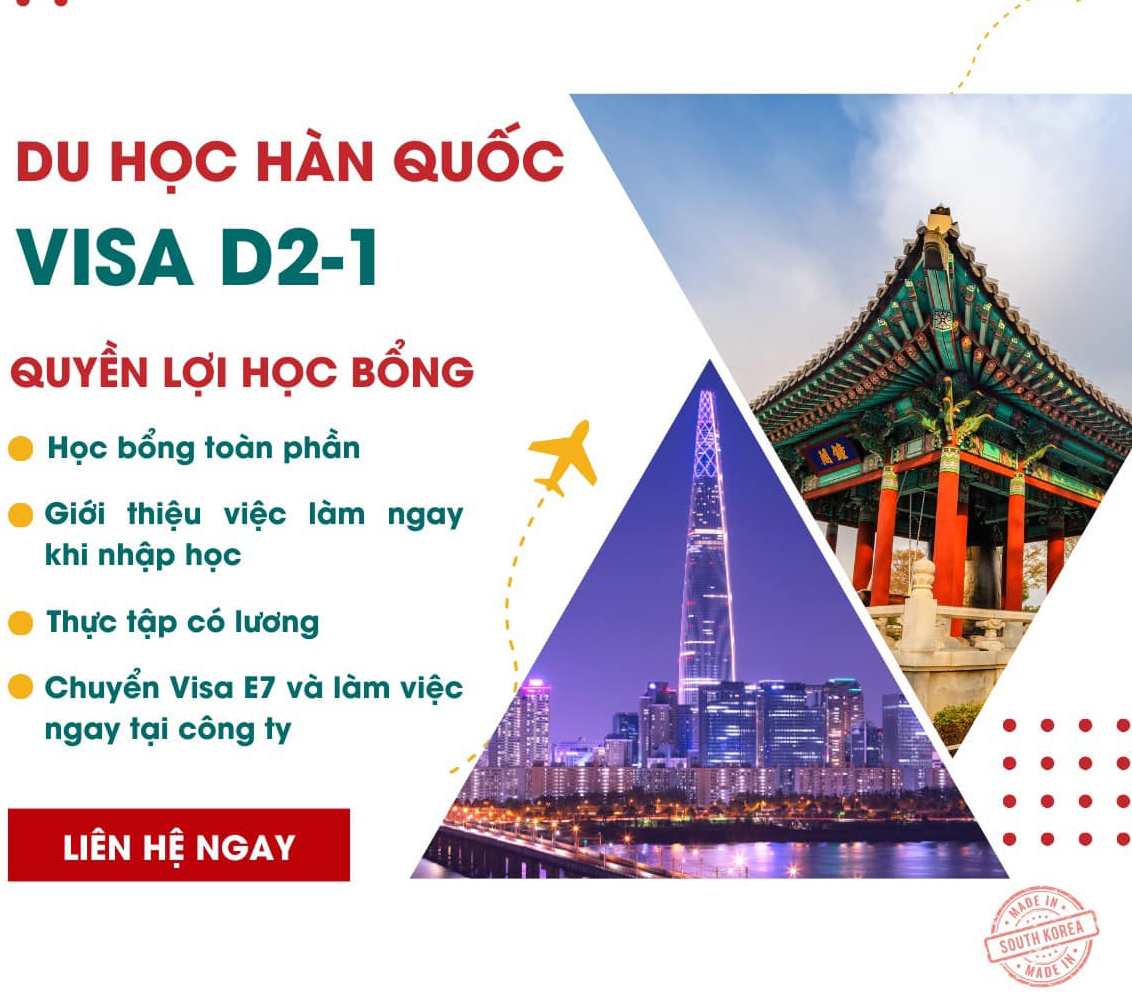 Du học Hàn Quốc Visa D2-1